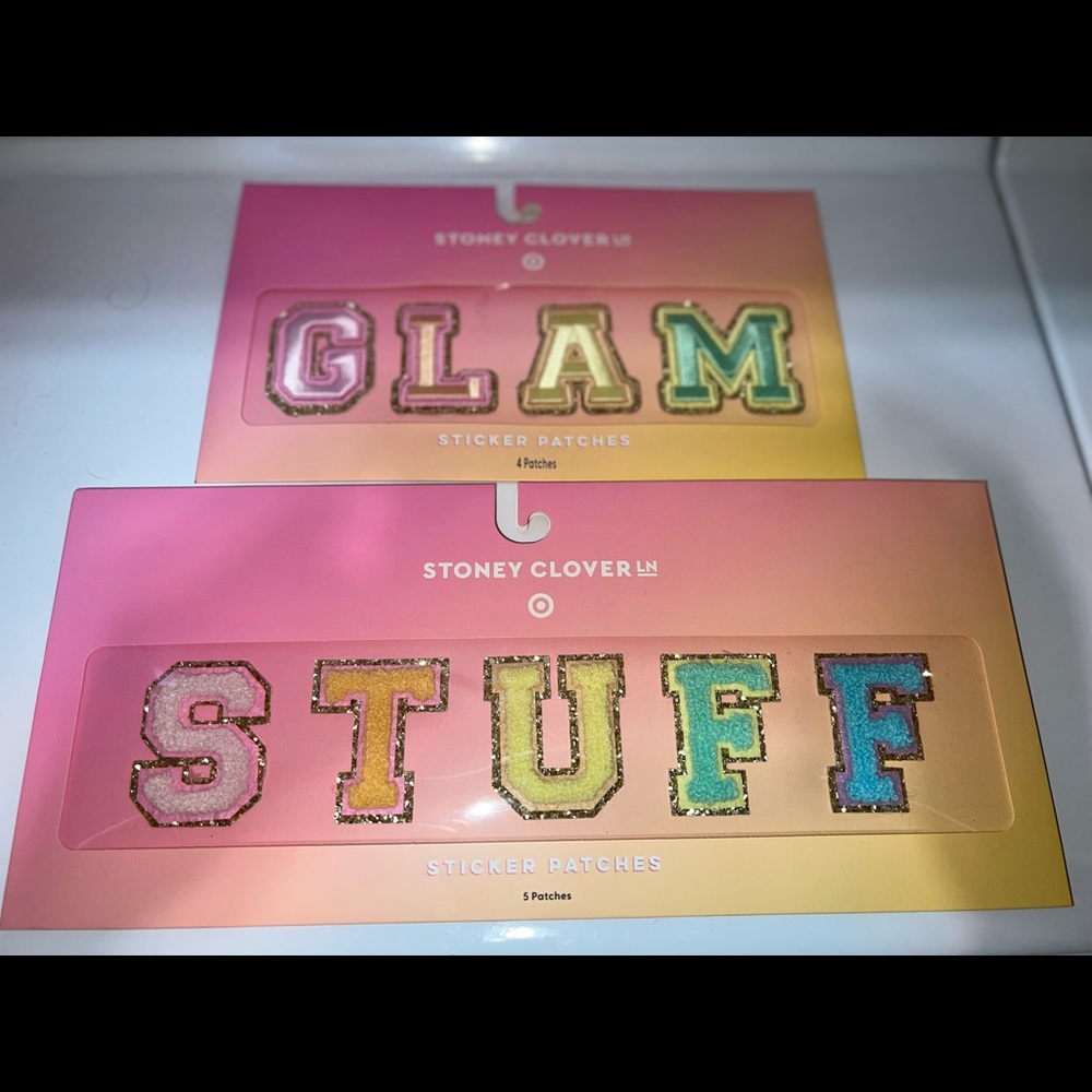 New set of 2 stoney clover lane x Target patches STUFF GLAM